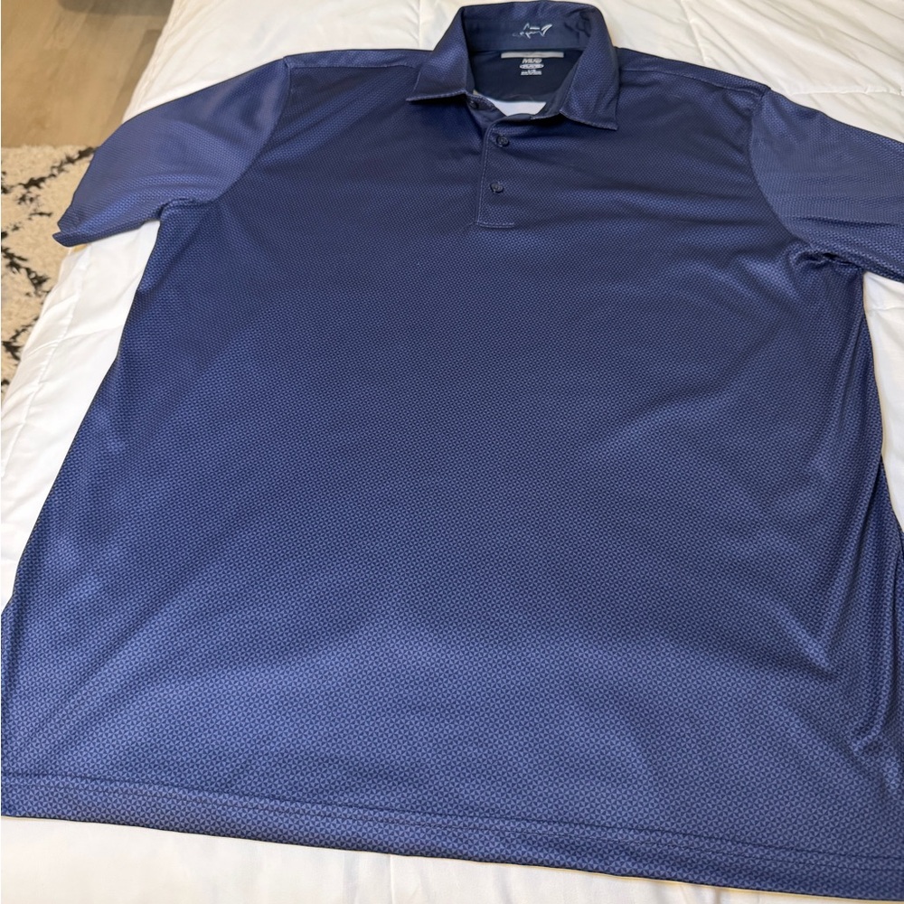 Greg Norman Collection Men's Blue Polo Shirt